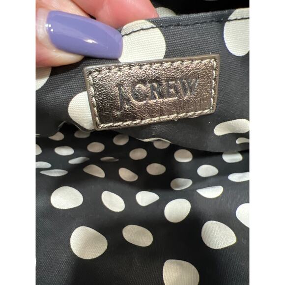 J. Crew Provence Large Straw Vacation Tote Bag Leather Straps Cotton Lining - Picture 9 of 12